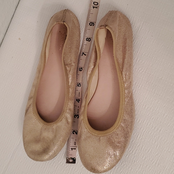 Ruby & Bloom sparkly gold ballet Flats - Picture 3 of 12